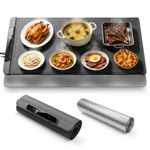 Load image into Gallery viewer, akgk Warming Mat for Food, 36" x 15" Extra Large Roll-Up Food Warming Mat