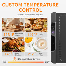 Load image into Gallery viewer, akgk Warming Mat for Food, 36" x 15" Extra Large Roll-Up Food Warming Mat