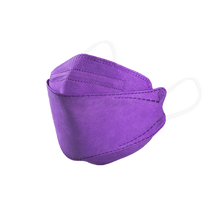 Load image into Gallery viewer, akgk KN95 Face Masks 100 Pack, Individually Wrapped, 5-Ply Disposable Purple Face Mask Against PM 2.5 Smoke and Dust