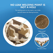 Load image into Gallery viewer, akgk KN95 Face Mask 50 PCS, Breathable Protection Masks, 5-Ply KN95 Camo Masks, Cup Dust Safety Masks