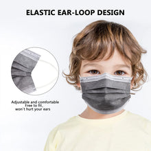 Load image into Gallery viewer, akgk Kids Disposable Face Mask Protective Childrens Grey Safety Masks 100PCS