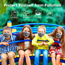 Load image into Gallery viewer, akgk Kids Disposable Face Mask Protective Childrens Grey Safety Masks 100PCS