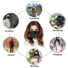 Load image into Gallery viewer, akgk Face Mask Disposable, Black Masks, 3 Ply Disposable Face Mask (200pcs, Black)