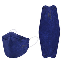 Load image into Gallery viewer, akgk KN95 Face Masks 100 Pack, Individually Wrapped, 5-Ply Disposable Navy Blue Face Mask Against PM 2.5 Smoke and Dust
