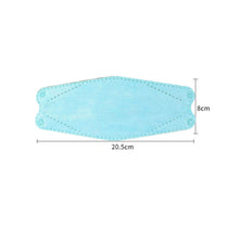 Load image into Gallery viewer, akgk KN95 Face Masks 100 Pack, Individually Wrapped, 5-Ply Disposable Blue Face Mask Against PM 2.5 Smoke and Dust
