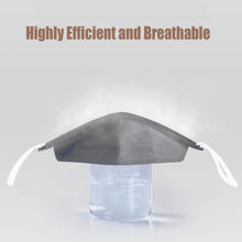 Load image into Gallery viewer, akgk KN95 Face Masks 100 Pack, Individually Wrapped, 5-Ply Disposable Grey Face Mask Against PM 2.5 Smoke and Dust
