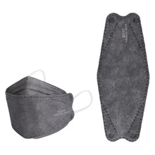Load image into Gallery viewer, akgk KN95 Face Masks 100 Pack, Individually Wrapped, 5-Ply Disposable Grey Face Mask Against PM 2.5 Smoke and Dust
